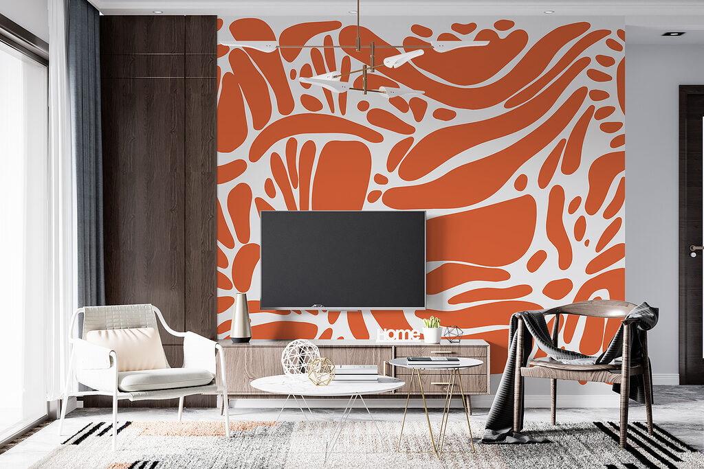 Brown and white pattern