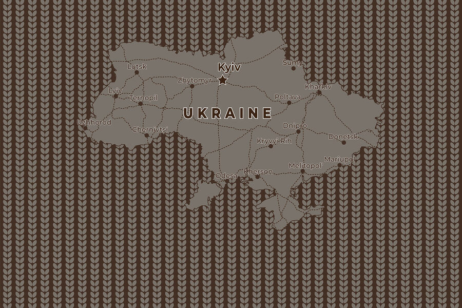Karte der ukraine mit Linien und Städten Karte der ukraine mit Linien und Städten