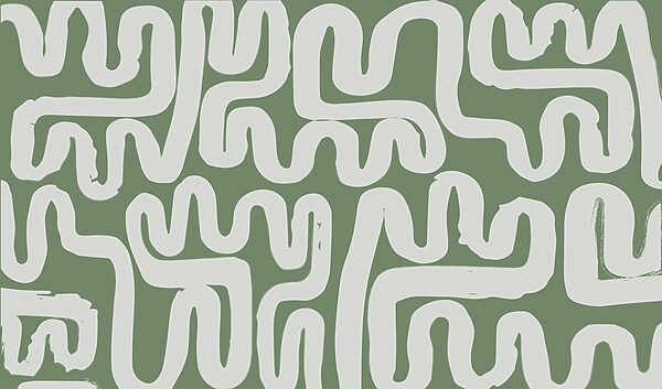 Labyrinth mit weißen Linien Labyrinth mit weißen Linien