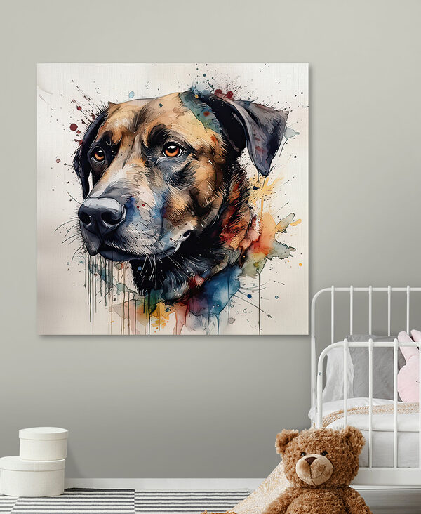 Gemälde eines Hundes Gemälde eines Hundes