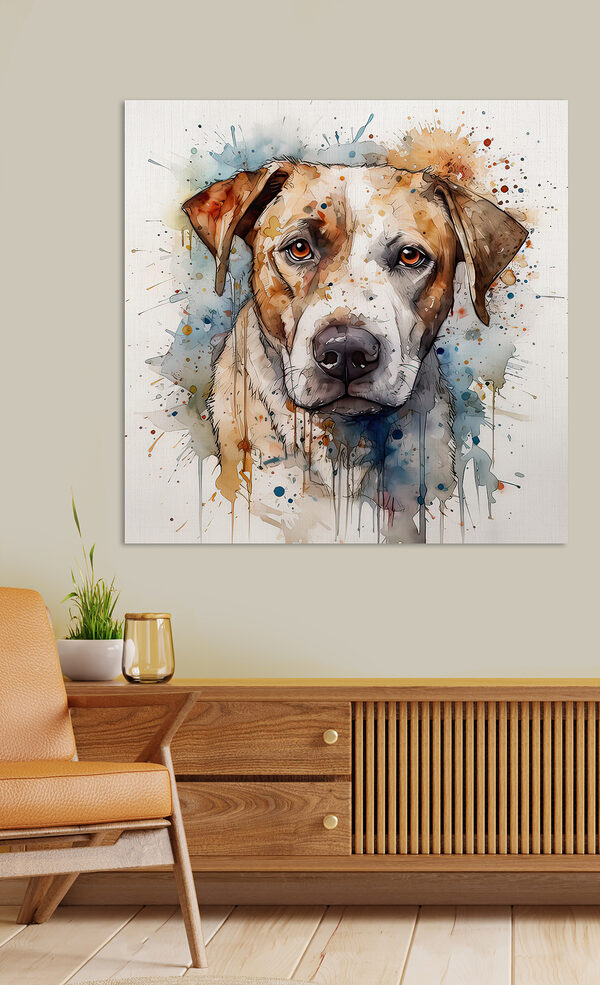 Gemälde eines Hundes Gemälde eines Hundes
