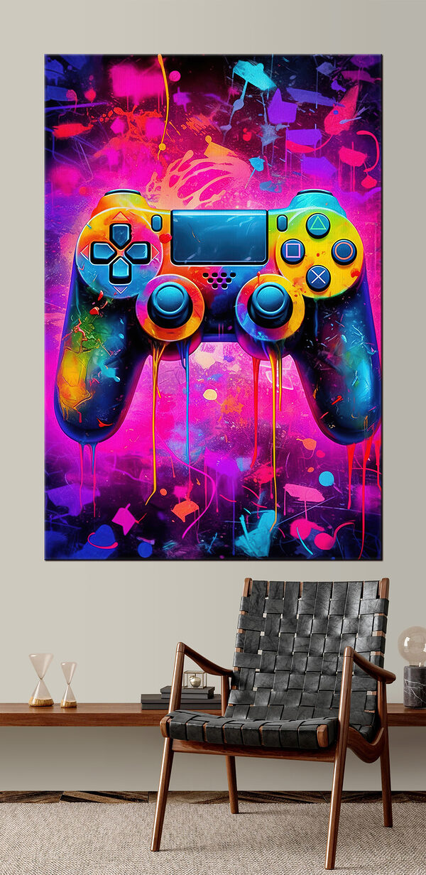 Bunte Videospiel-Controller Bunte Videospiel-Controller