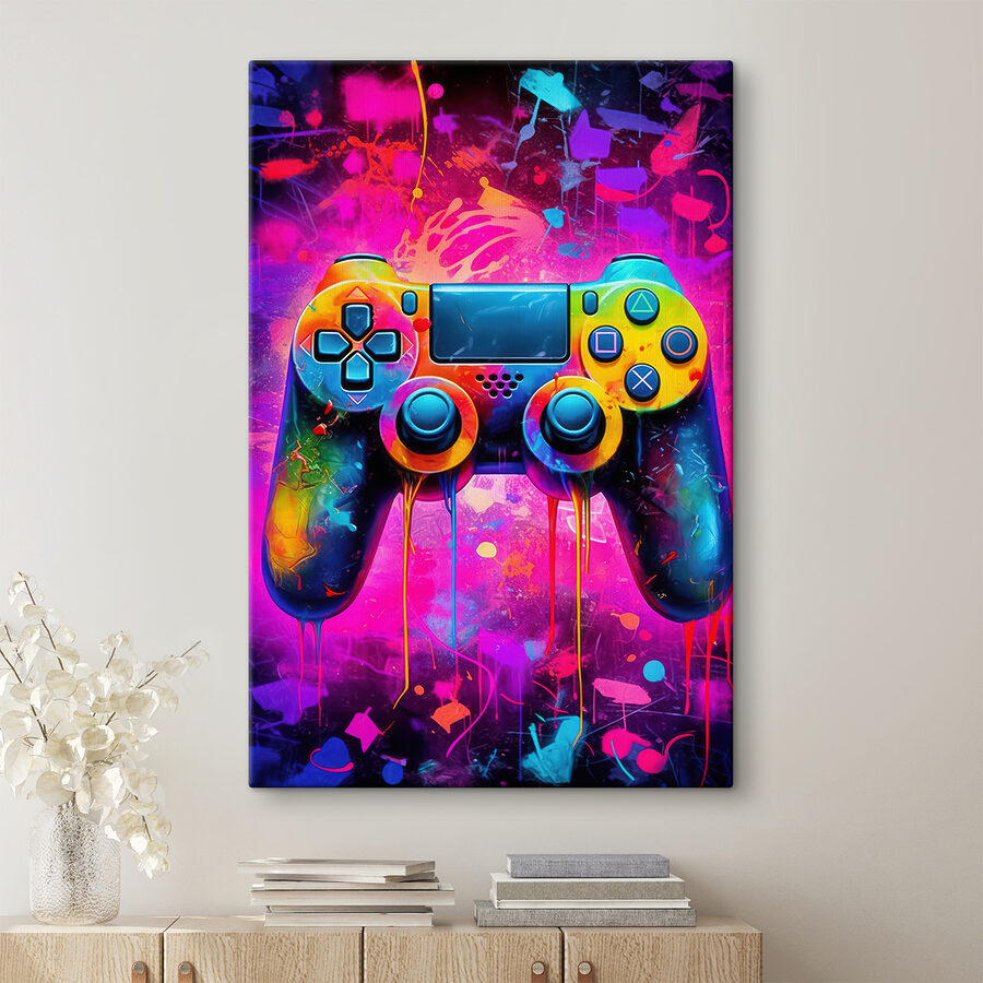 Bunte Videospiel-Controller Bunte Videospiel-Controller