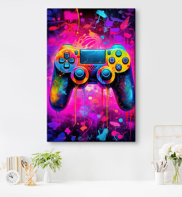 Bunte Videospiel-Controller Bunte Videospiel-Controller