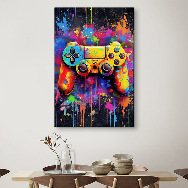 Bunte Videospiel-Controller Bunte Videospiel-Controller