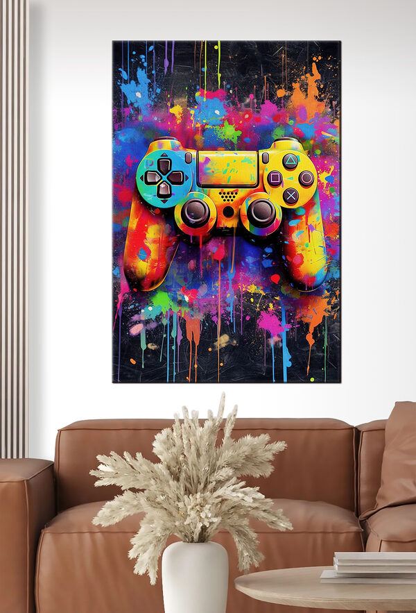 Bunte Videospiel-Controller Bunte Videospiel-Controller
