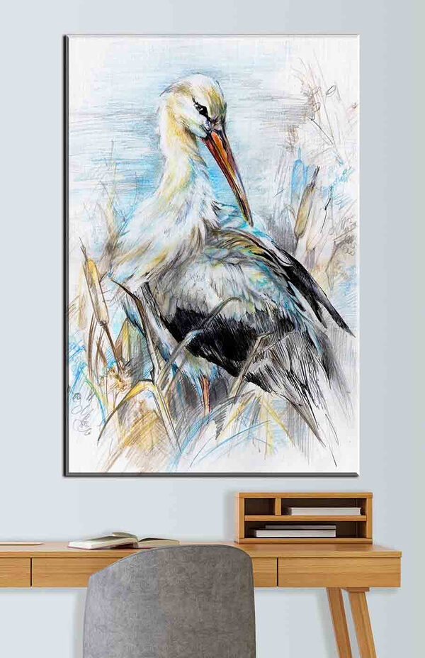 Drawing of a bird Drawing of a bird