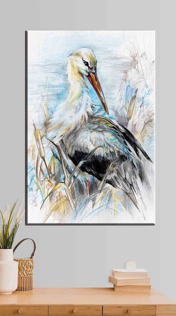 Drawing of a bird Drawing of a bird