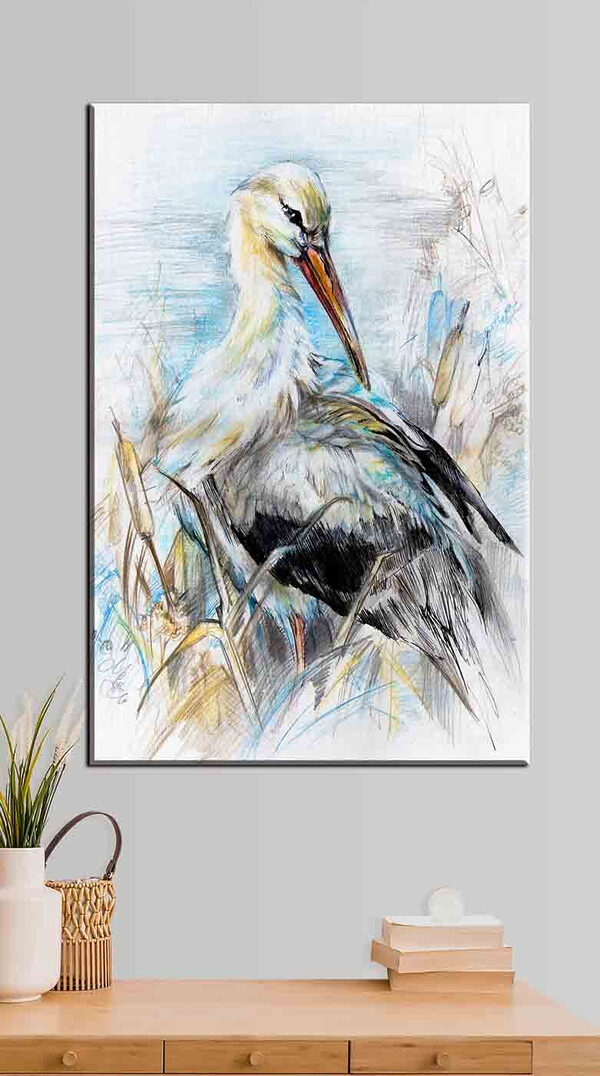 Drawing of a bird Drawing of a bird