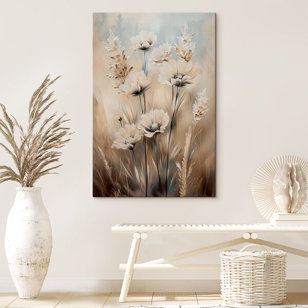 Malerei von Blumen und Gras Wandbilder Malerei von Blumen und Gras