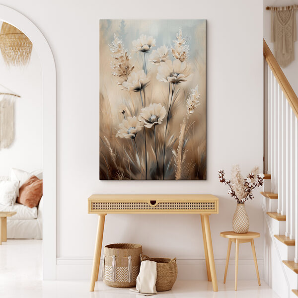 Painting of flowers and grass Painting of flowers and grass