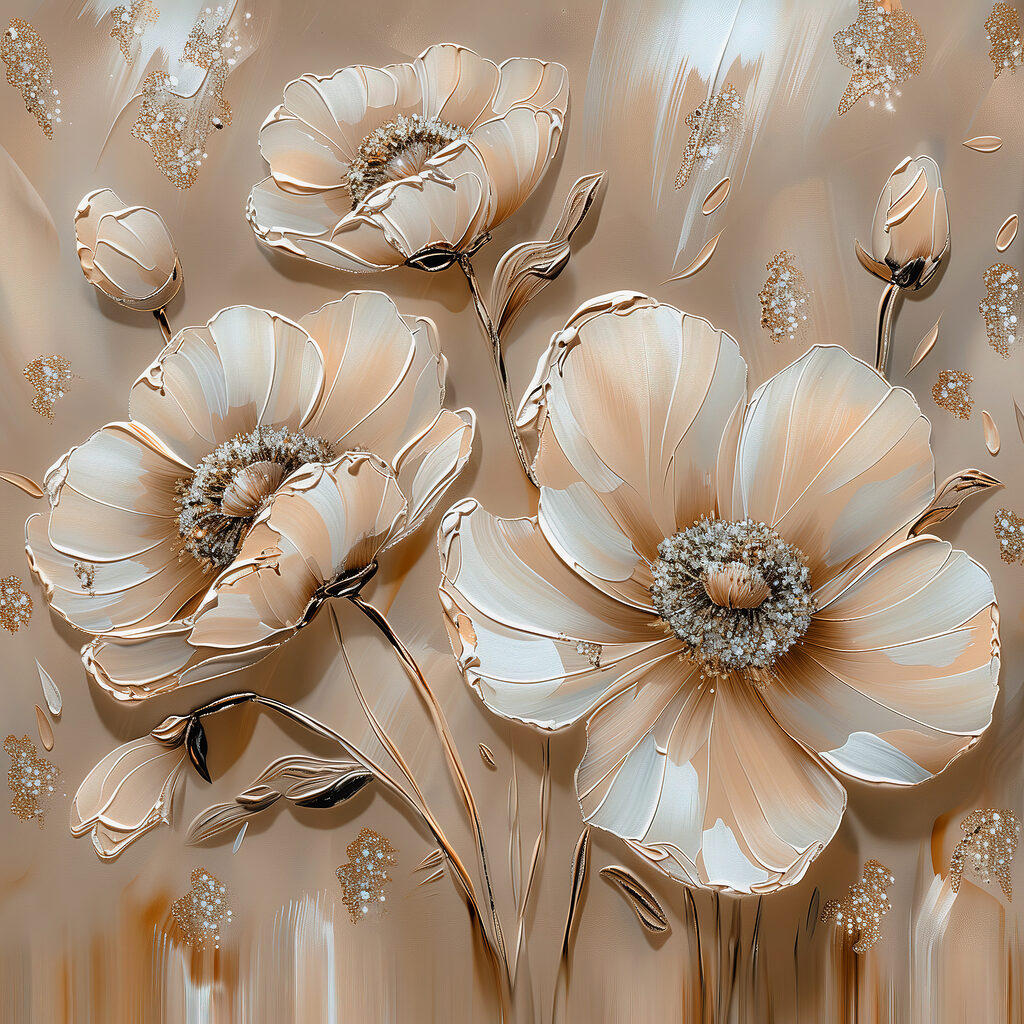 Beautiful flowers in soft colors Beautiful flowers in soft colors