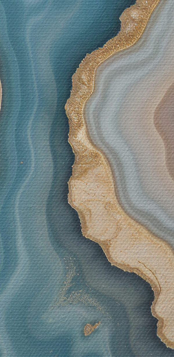 Elegant swirls of natural colors