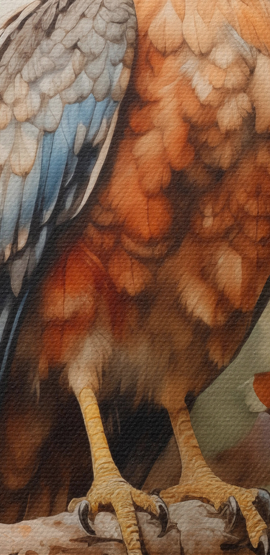 Vogel auf einem Ast sitzend
