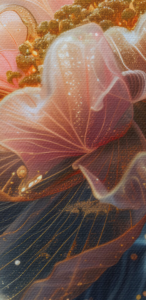 Ethereal Bloom in Celestial Light