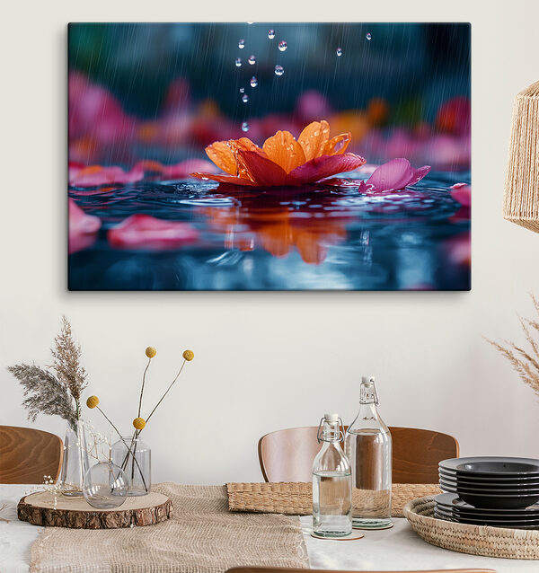 Flower in the water Flower in the water