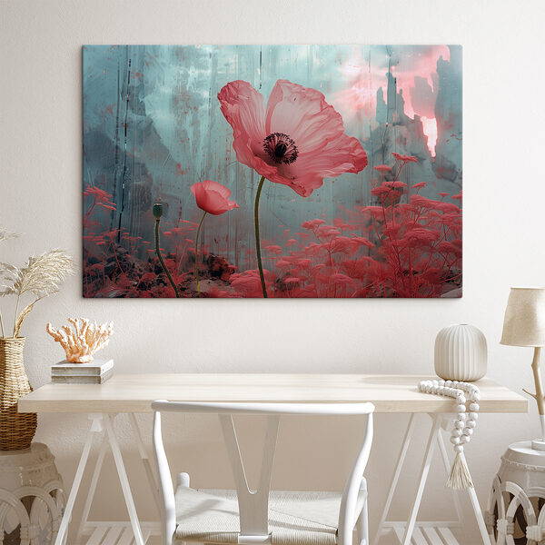 Wandbilder Rosa Blumen auf einem Feld (Artikelnummer: s40988) Wandbilder Wandbilder Rosa Blumen auf einem Feld (Artikelnummer: s40988)