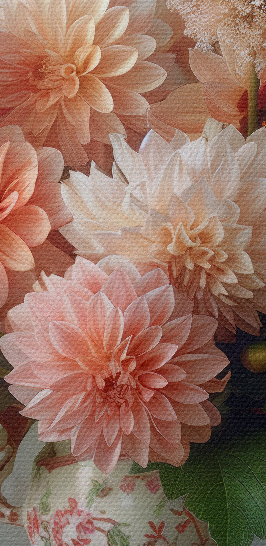 Vase mit Blumen darin