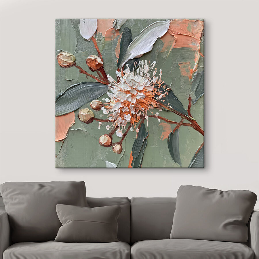 Gemälde einer Blume Gemälde einer Blume
