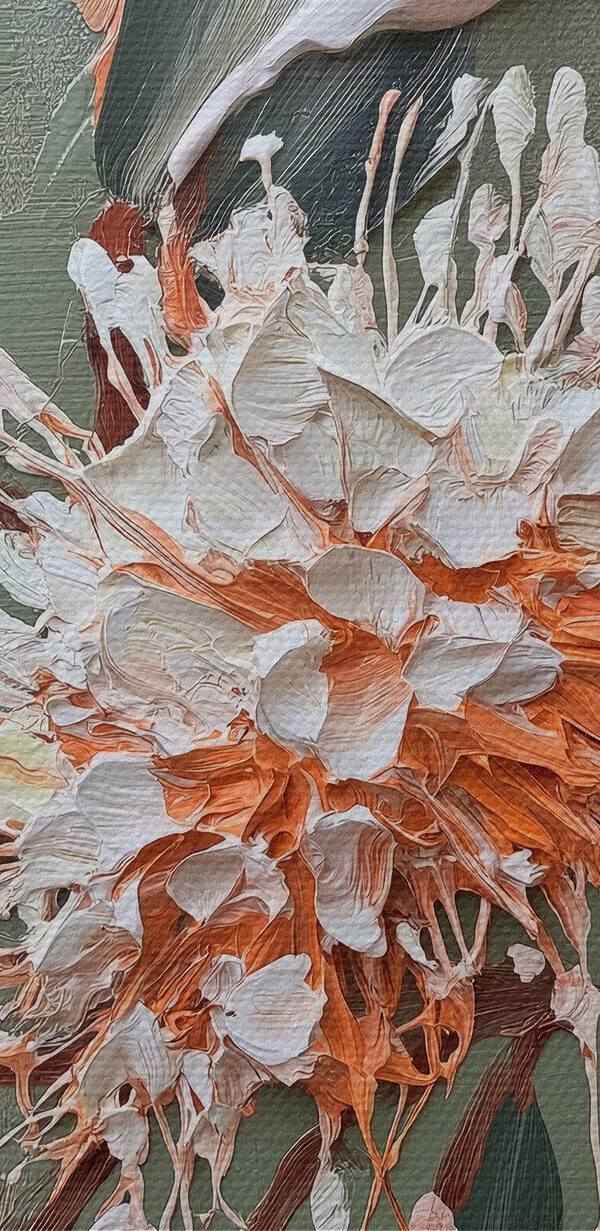 Gemälde einer Blume Gemälde einer Blume