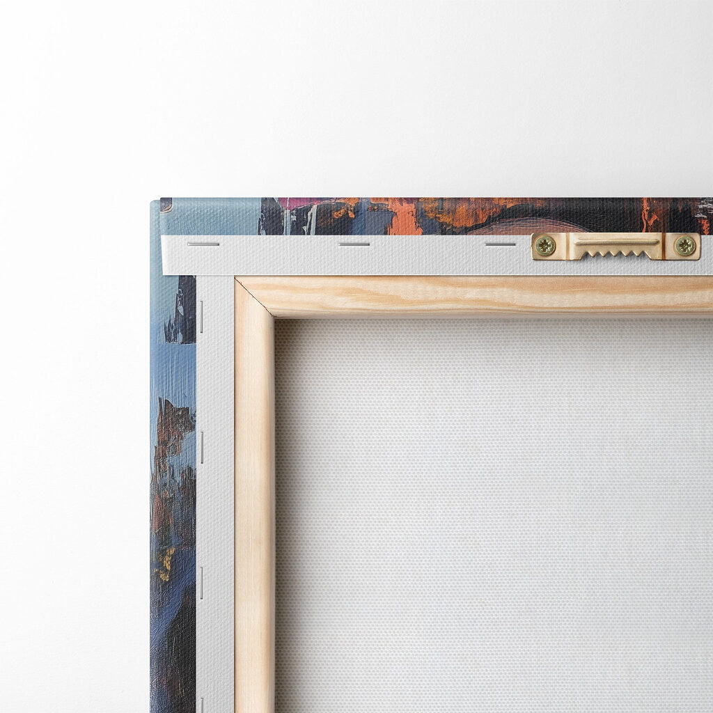 Woman with blue hair and blue lipstick