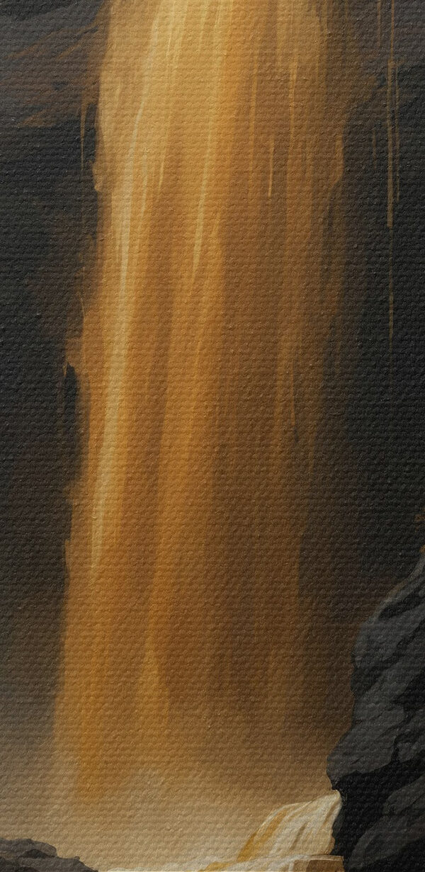Wasserfall in einem felsigen Gebiet Wasserfall in einem felsigen Gebiet