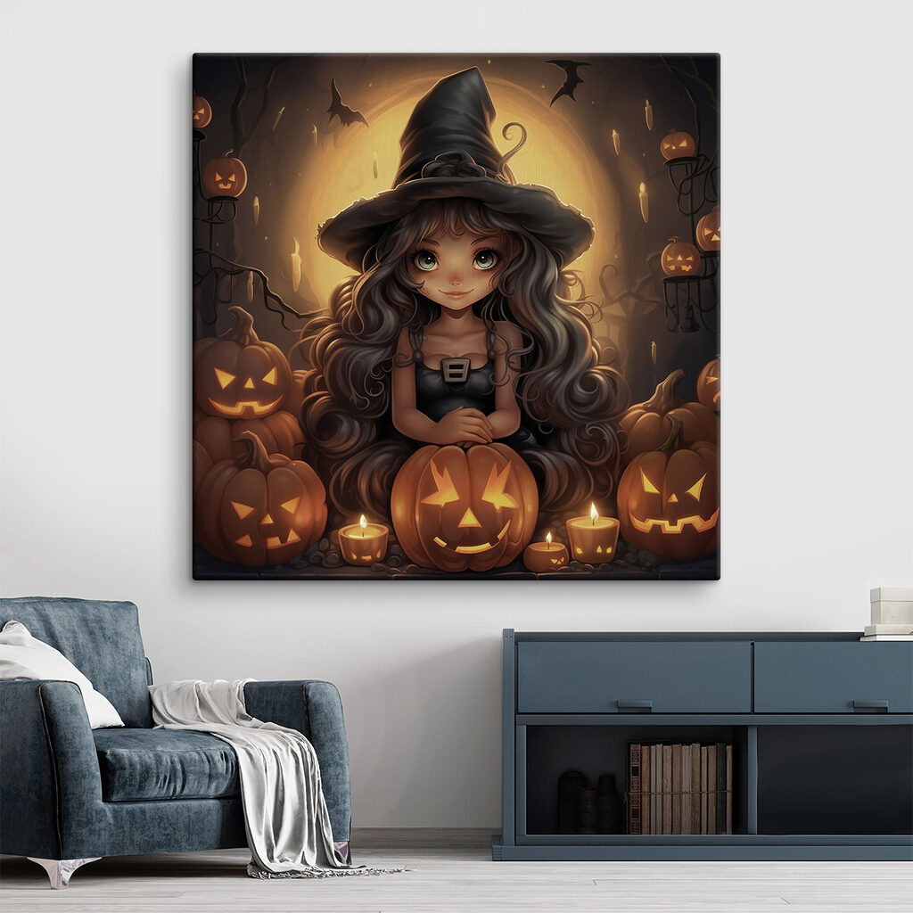 Cartoon of a person sitting on a pumpkin Cartoon of a person sitting on a pumpkin