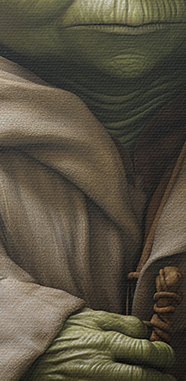 Grünes Zeichen in einem Gewand Grünes Zeichen in einem Gewand