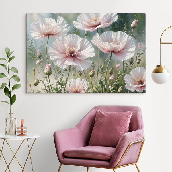 Gruppe von weißen Blumen Wandbilder Gruppe von weißen Blumen