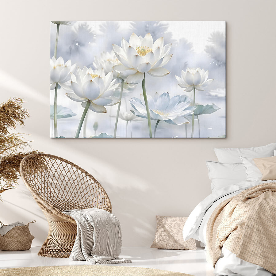 Gruppe von weißen Blumen