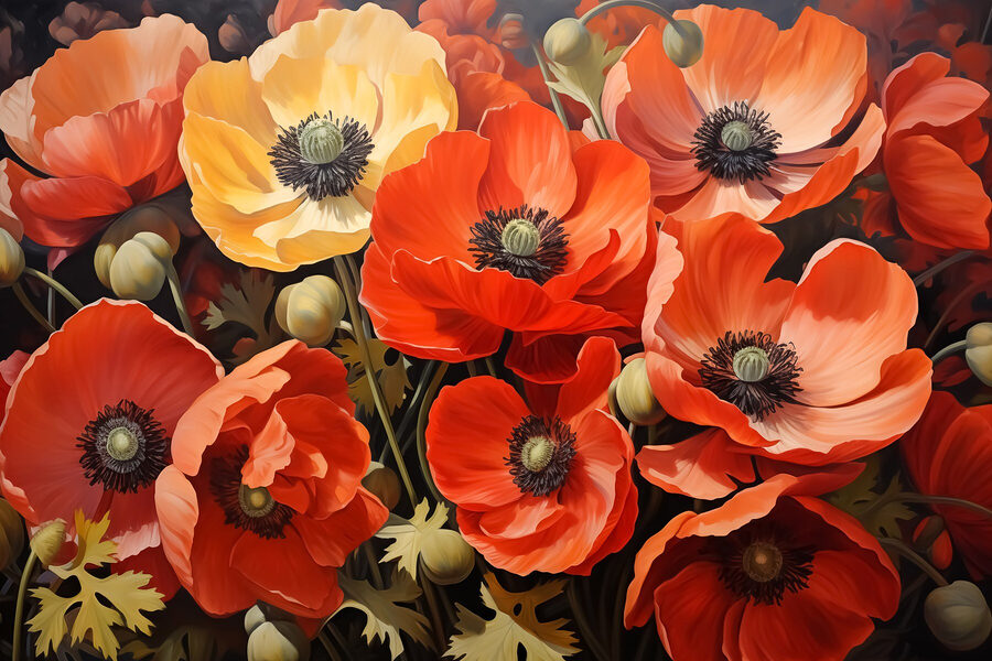 Nahaufnahme von Blumen