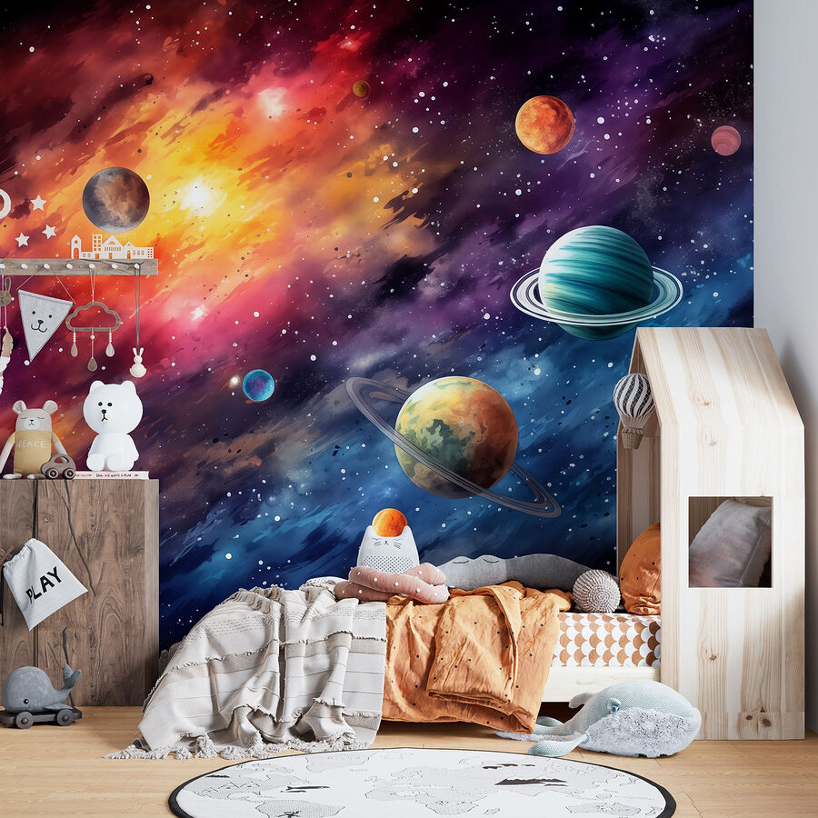 Planeten am Himmel mit Planeten