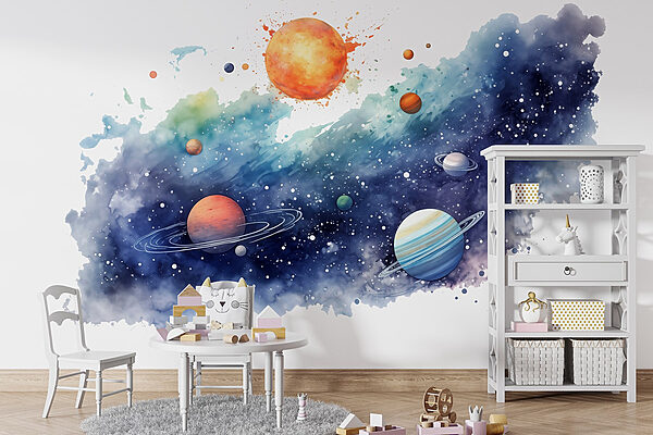Planeten am Himmel mit Planeten Planeten am Himmel mit Planeten