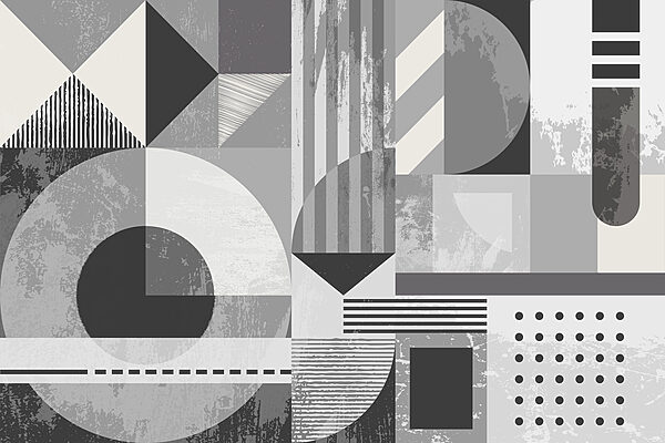 Graues und weißes geometrisches Muster Graues und weißes geometrisches Muster