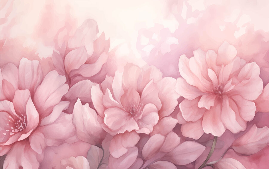 Fototapeten Nahaufnahme von Blumen – Bild 4