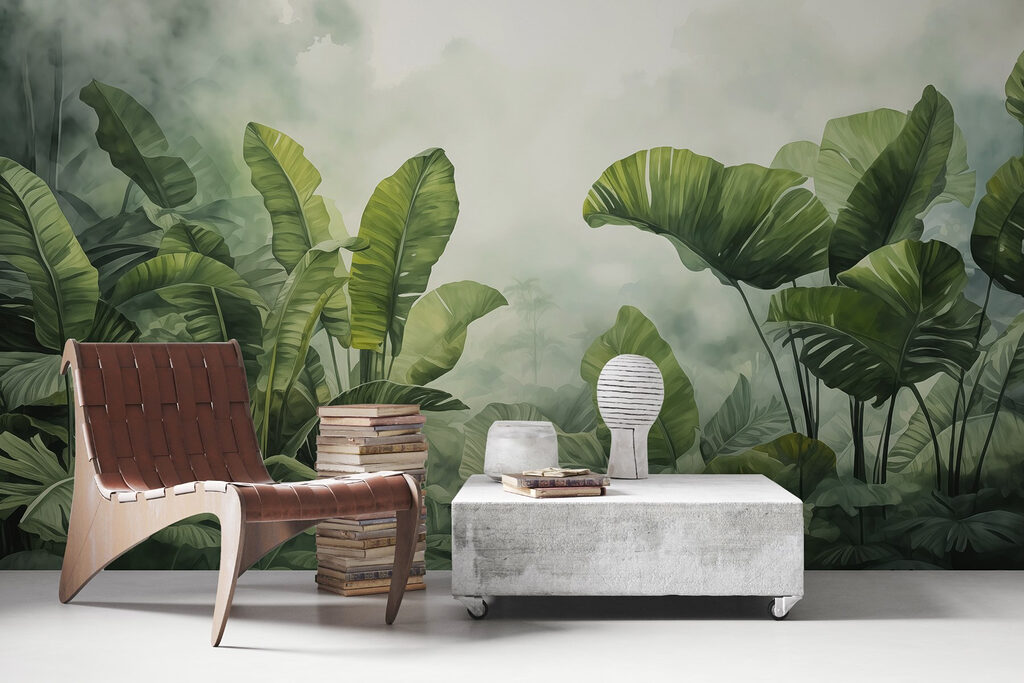 Group of green leaves