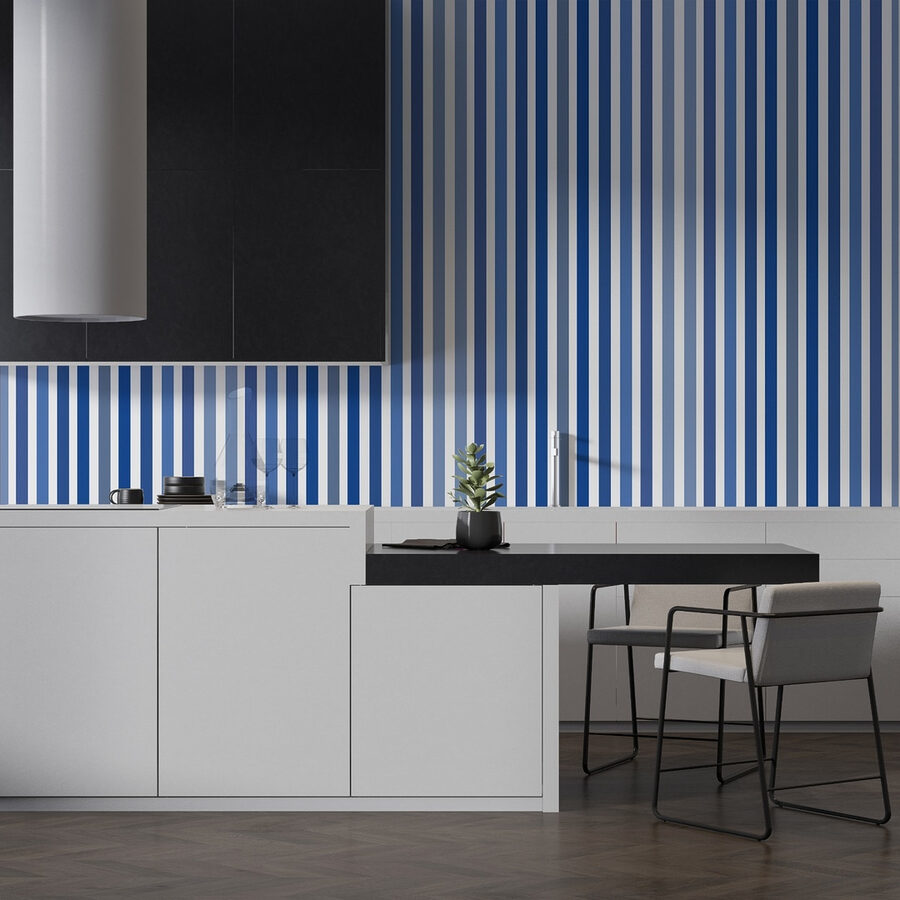 Blau und weiß gestreifter Hintergrund