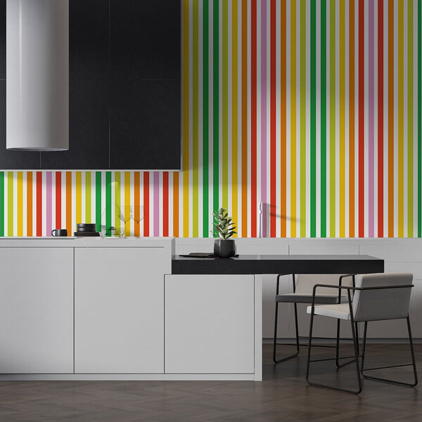 Bunt gestreifter Hintergrund mit vielen vertikalen Linien Bunt gestreifter Hintergrund mit vielen vertikalen Linien