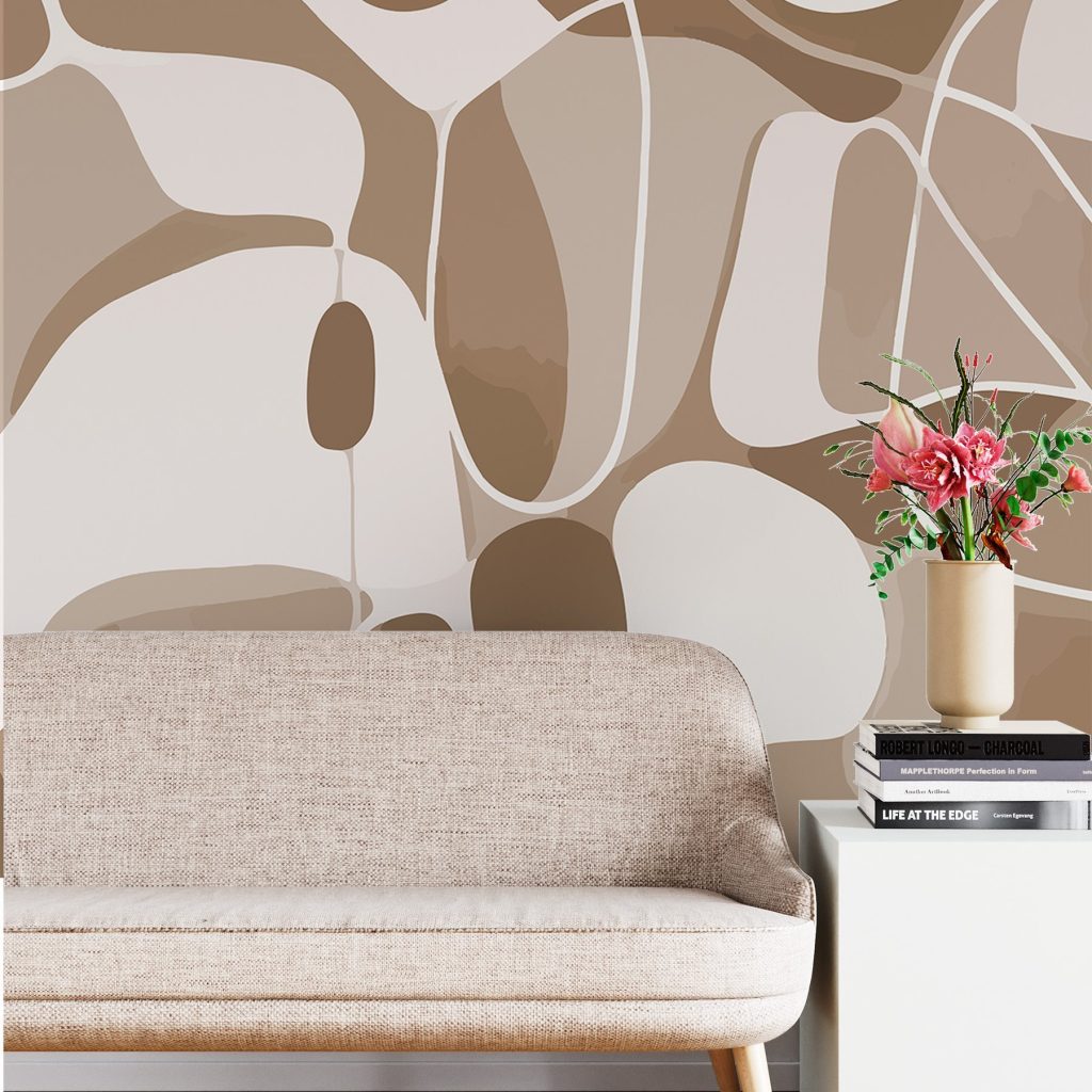 Brown and white pattern