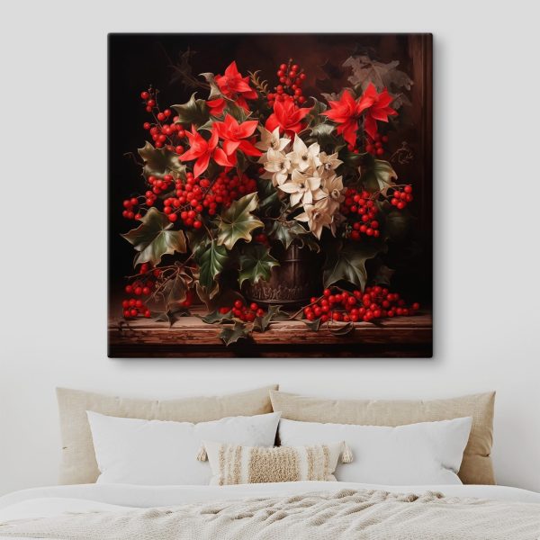 Malerei von Blumen und Beeren Malerei von Blumen und Beeren