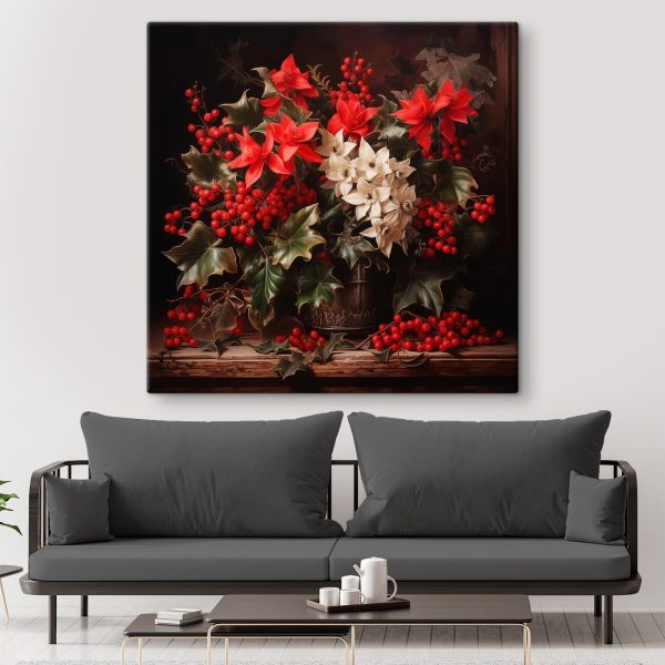 Malerei von Blumen und Beeren Malerei von Blumen und Beeren