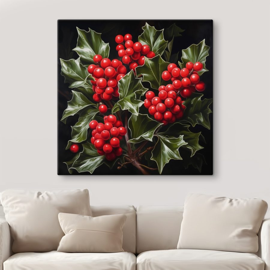 Lebendige Beeren inmitten von Blättern