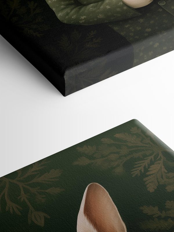 Rabbit wearing a suit and tie