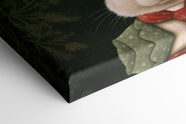 Rabbit wearing a suit and tie