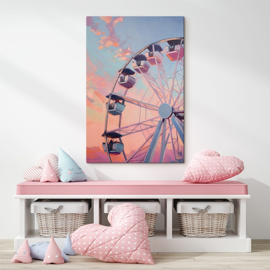 Riesenrad mit Sitzen