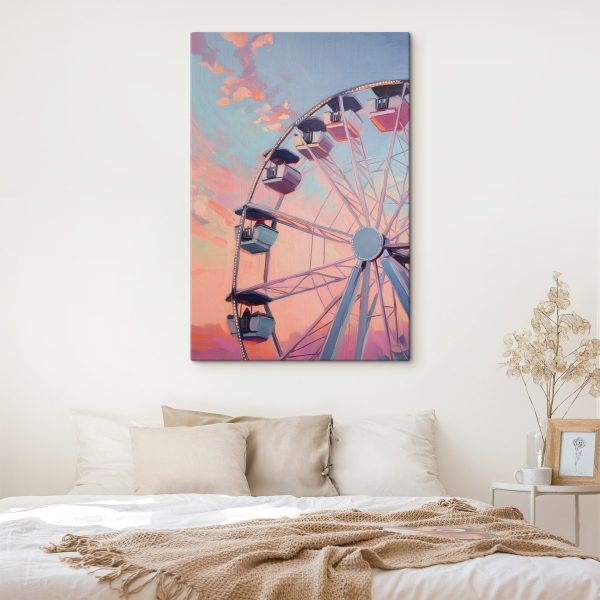 Riesenrad mit Sitzen Riesenrad mit Sitzen