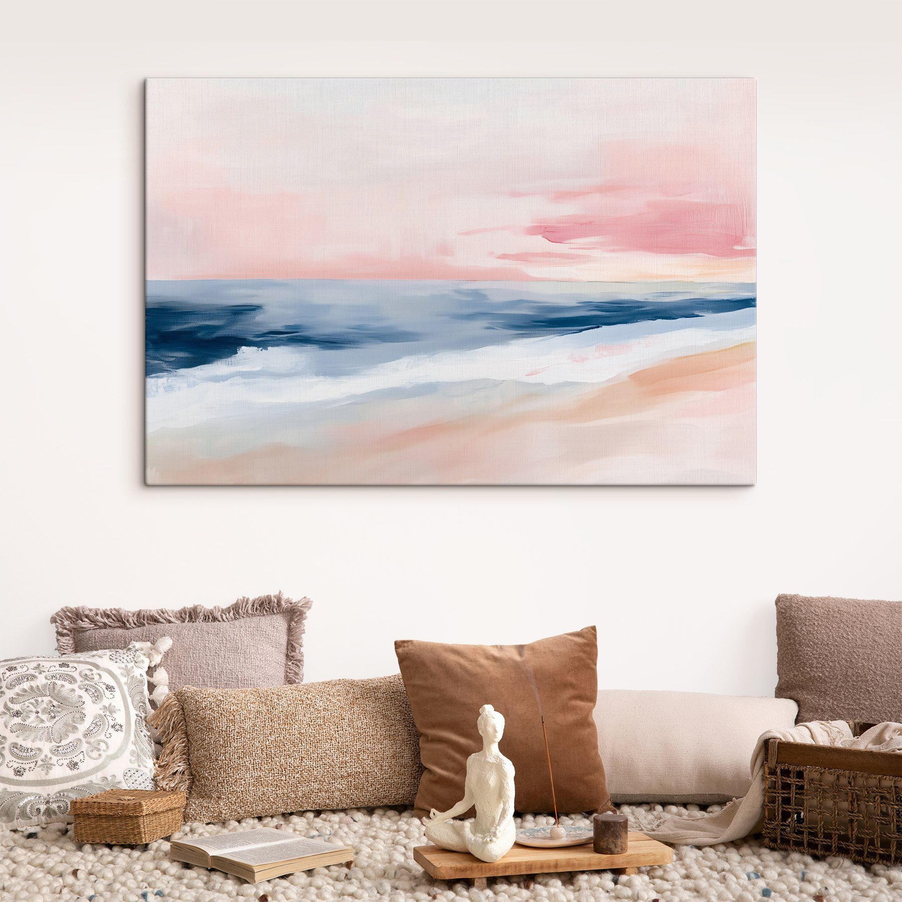 Painting of a beach