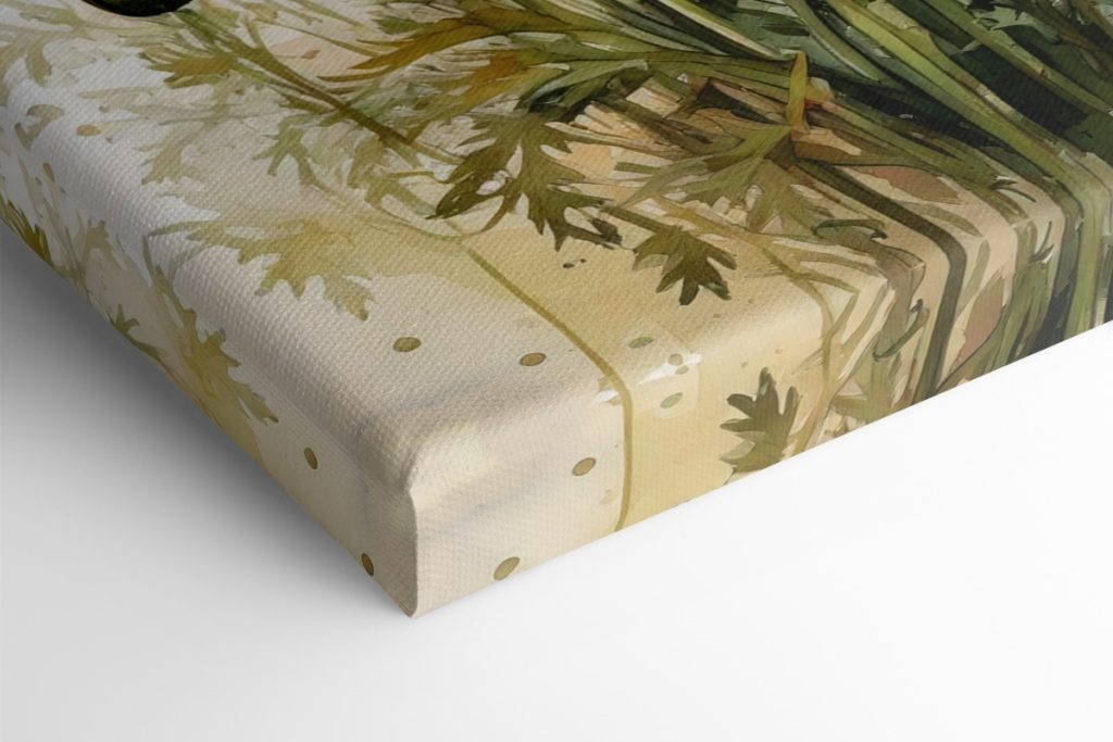 Painting of red flowers