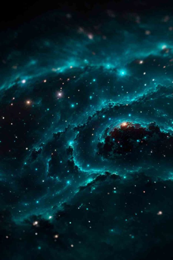 Galaxie im Weltraum mit Sternen Galaxie im Weltraum mit Sternen