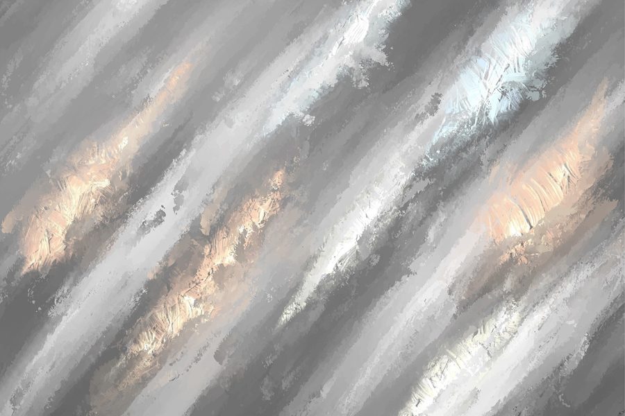 Pinselstriche aus Licht und Schatten. Pinselstriche aus Licht und Schatten.